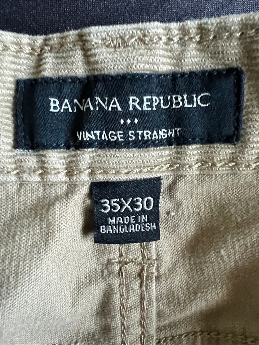 Banana Republic men’s Corduroy Pants - Tan, vintage straight